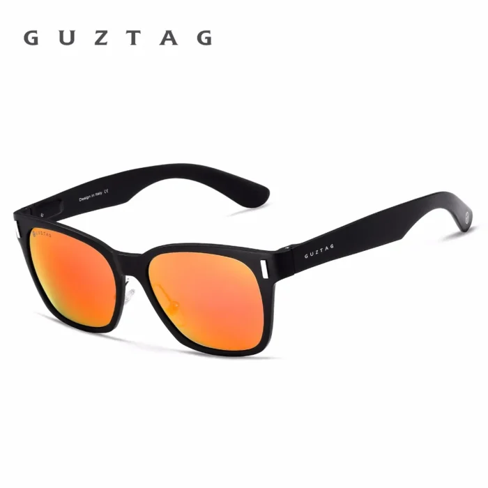 GUZTAG SUNGLASSES Aluminum Square Men/Women Polarized Mirror UV400 Sun Glasses Eyewear Sunglasses For Men oculos de sol G9260 - Image 6